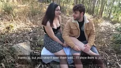Abspielen Wilde Begegnung: Latina Stranger und ich ficken im Wald