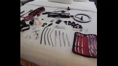 Odtwórz Kinky Amator jest intymny z zabawkami w pokoju hotelowym w Dallas