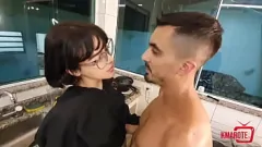 Afspelen Voedingstijd met mijn favoriete pyro -pik - sensuele zuigen en handjob actie