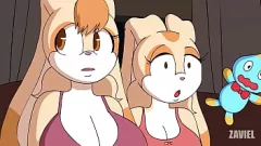 Reproducir Sonic Steamy: colas y crema en una animación de trío de vainilla