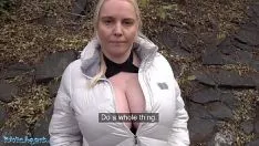 Play Mature On Massive Tits Belt Gets Money For Sex